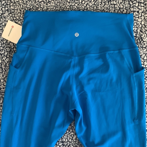 NWT Lululemon 25” Align High Rise Leggings Sz 12 Poolside Blue - Picture 3 of 7